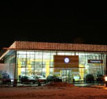 Новогоднее оформление фасадов зданий 
Г.КИЕВ. Оформление автосалона Volkswagen на Московском пр.  » Кликните для увеличения ->