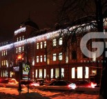 Новогоднее оформление фасада Офисного Центра. г.Киев  » Кликните для увеличения ->