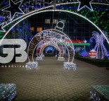 Праздничная иллюминация города Черноморск, светодиодные арки  » Кликните для увеличения ->