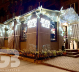 Новогоднее оформление фасада ресторана Seven Hills, праздничная иллюминация, новогодняя иллюминация  » Кликните для увеличения ->