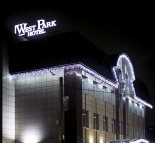 Новогоднее оформление фасада отеля West Park Hotel  » Кликните для увеличения ->