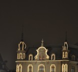 оформление гирляндами Киев, новогоднее оформление фасадов зданий  » Кликните для увеличения ->