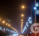 Мотивы на опору, светодиодная консоль, Черноморск. Оформление города к новому году  » Кликните для увеличения ->
