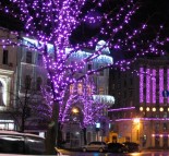 Новогоднее оформление деревьев, украшение деревьев гирляндой LED String lite (розовый)  » Кликните для увеличения ->