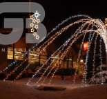 Светодиодный фонтан. Новогоднее оформление площади.  » Кликните для увеличения ->