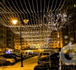 Звездное небо в ЖК София, новогоднее оформление деревьев в ЖК  » Кликните для увеличения ->