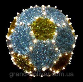 Световая 3D фигура. Футбольный мяч