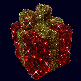 Светодиодная фигура ПОДАРОК 3D