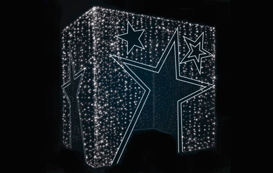 Каркасные светодиодные конструкции и инсталляции - световые обьемные фигуры 