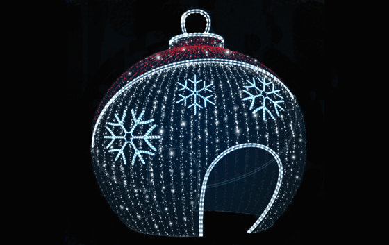 Каркасные светодиодные конструкции и инсталляции - световые обьемные фигуры