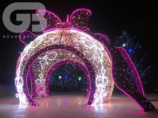 Светодиодный шар, светодиодная инсталляция - елочная игрушка, светодиодные фигуры 
